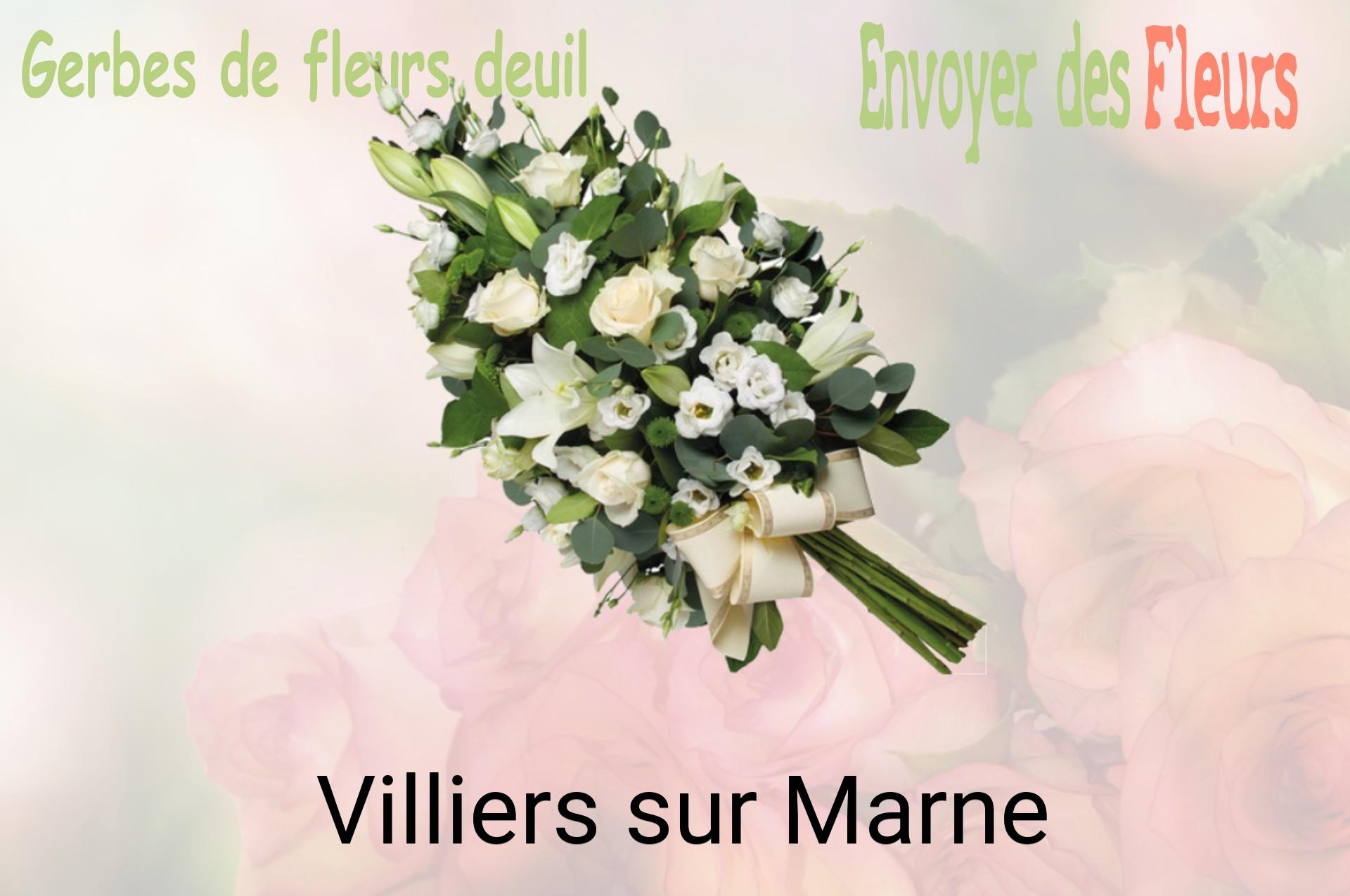 Gerbe de fleurs de deuil livrée à Villiers-sur-Marne